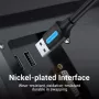 VENTION CONBI USB 3.0-kabel stekker naar stekker 3m zwart