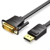 VENTION DisplayPort naar DVI-kabel 1m zwart HAFBF