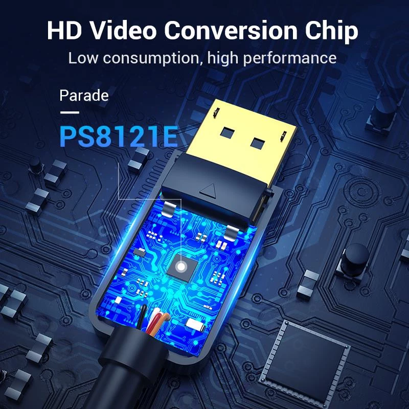 VENTION DisplayPort naar DVI-kabel 1m zwart HAFBF
