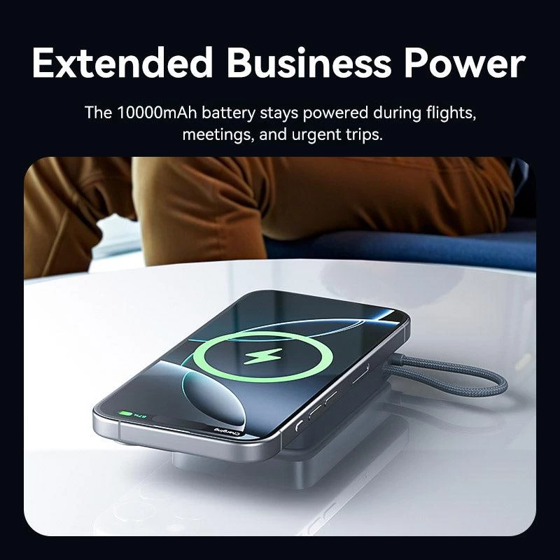 VENTION FKHH0 draadloze powerbank 10000mAh 35W PD/QC grijs