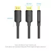 VENTION HAKBF DisplayPort-naar-DisplayPort-kabel 1m zwart