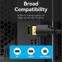 VENTION HAKBF DisplayPort-naar-DisplayPort-kabel 1m zwart