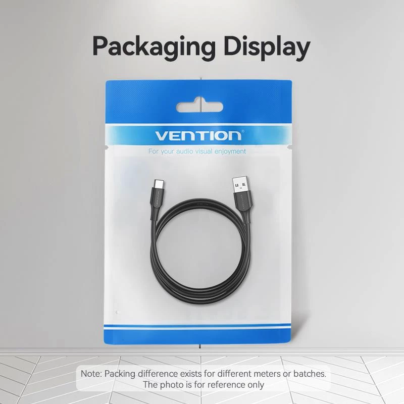 VENTION USB-C naar USB 2.0-kabel 2m zwart CTHBH