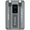 Verbatim Charge'n'Go powerbank 2C & display 10000 mAh grijs