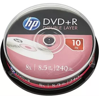 Verbatim DVD+R DL HP 8.5GB 8x double layer beschrijfbare disc 10-pack cake box