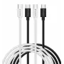 Verbatim Essentials USB 2.0 USB-C naar USB-C kabel 2-pack, 1 m, zwart