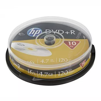 Verbatim HP DVD+R 4,7 GB 16x 10-pack spindel - eenmalig beschrijfbare media voor gegevensback-up en video