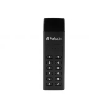 Verbatim Keypad Secure 32GB USB 3.2 Gen 1 flashdrive met hardware-AES-256-bits-encryptie - zwart