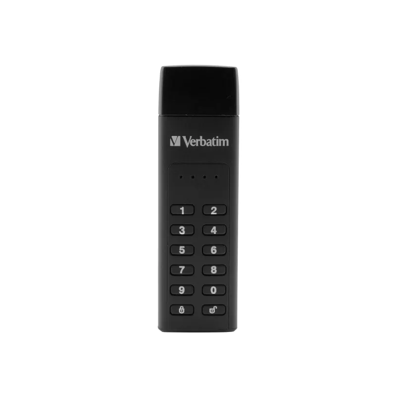 Verbatim Keypad Secure 32GB USB 3.2 Gen 1 flashdrive met hardware-AES-256-bits-encryptie - zwart