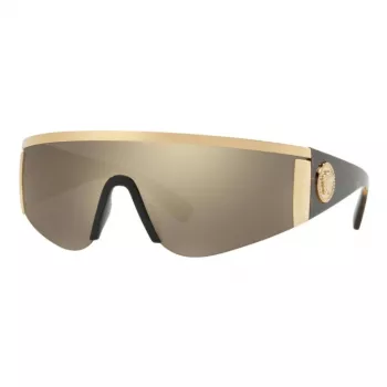 VERSACE VE2197-10005A unisex pilot zonnebril zwart grijs 58mm