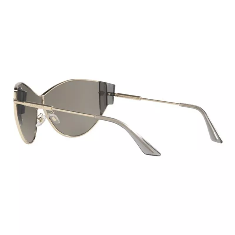 VERSACE VE2239-12526G dameszonnebril goud montuur grijs spiegelglas 147mm