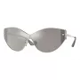 VERSACE VE2239-12526G dameszonnebril goud montuur grijs spiegelglas 147mm
