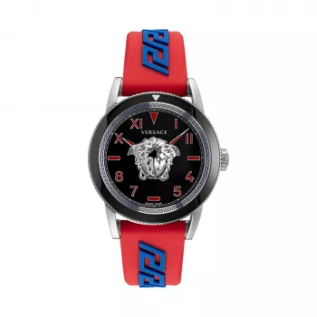 VERSACE VE2V00622 heren Swiss quartz chronograaf horloge 43mm edelstaal