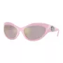VERSACE VE4485-5521Z dames cat-eye zonnebril Havana bruin verloop 59mm
