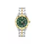 Versace VE7C00623 herenhorloge 41mm RVS blauwe wijzerplaat chronograaf