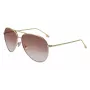 Victoria Beckham VB203S-712 dames zonnebril gouden montuur bruine verloopglazen 62 mm