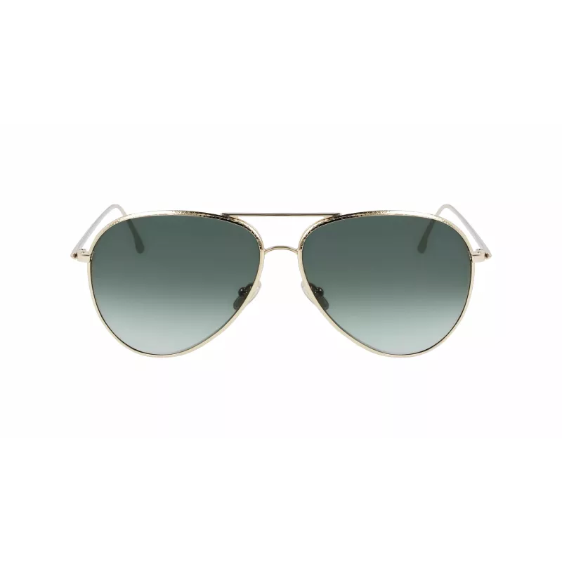 Victoria Beckham VB203S-713 cat-eye zonnebril goud bruin verloop 62 mm