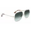 Victoria Beckham VB215S-700 Dames Zonnebril - Gouden montuur, bruine verloopglazen, 59 mm