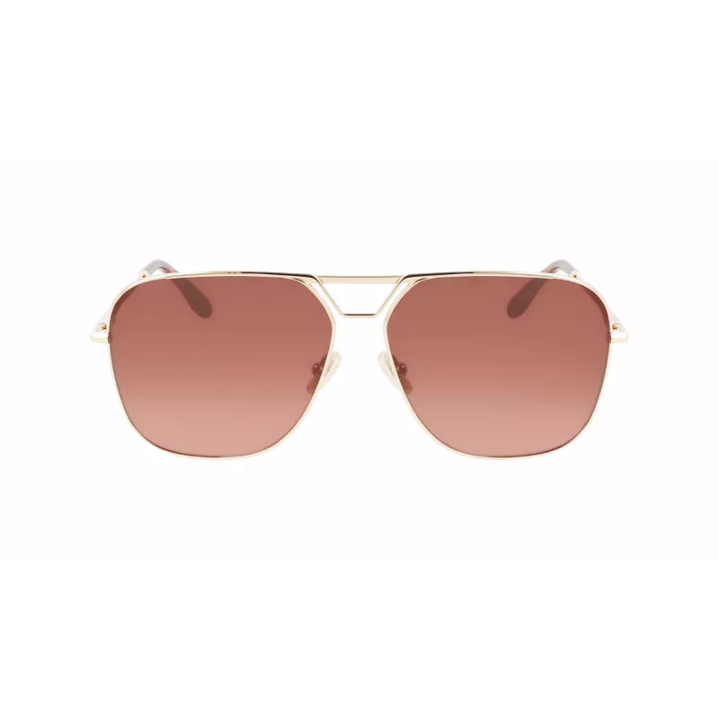 Victoria Beckham VB217S-714 dames zonnebril havana bruin verloop 61mm