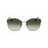 Victoria Beckham VB225S-700 dameszonnebril goud metaal bruin verloop piloot