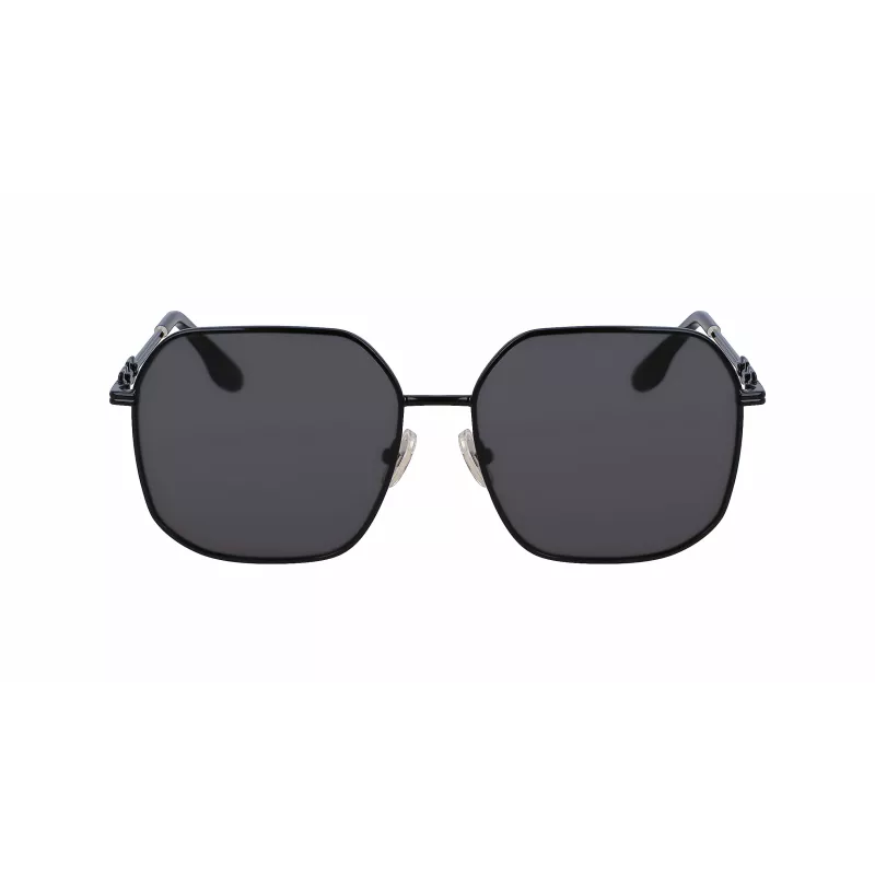 Victoria Beckham VB232S-001 dames zonnebril - zwart montuur, grijze gradientglazen, 58 mm