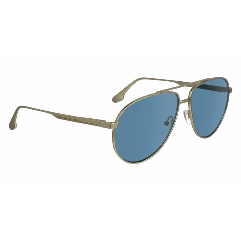 Victoria Beckham VB242S6114720 dames vierkante zonnebril bruin goud montuur bruin verloopglas 61/14/140 mm