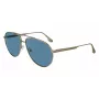 Victoria Beckham VB242S6114720 dames vierkante zonnebril bruin goud montuur bruin verloopglas 61/14/140 mm