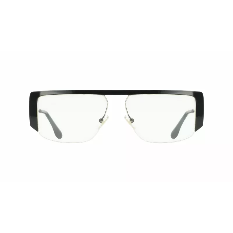 Victoria Beckham VB250S5913001 dames oversized hoekige zonnebril - zwart montuur, grijs verloopglazen 59mm