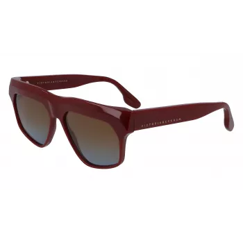 Victoria Beckham VB603S-604 dames zonnebril - vierkant oversized acetaat montuur 56/15/145 mm