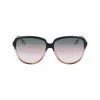 Victoria Beckham VB618S-039 dames vierkante zonnebril Havana 60mm