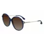 Victoria Beckham VB632S-419 dames zonnebril havana blauw verloop 58 mm