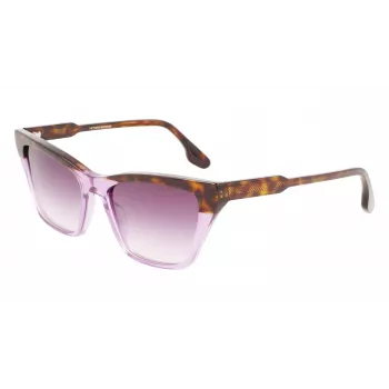 Victoria Beckham VB638S-223 dames zonnebril Havana bruin verloop