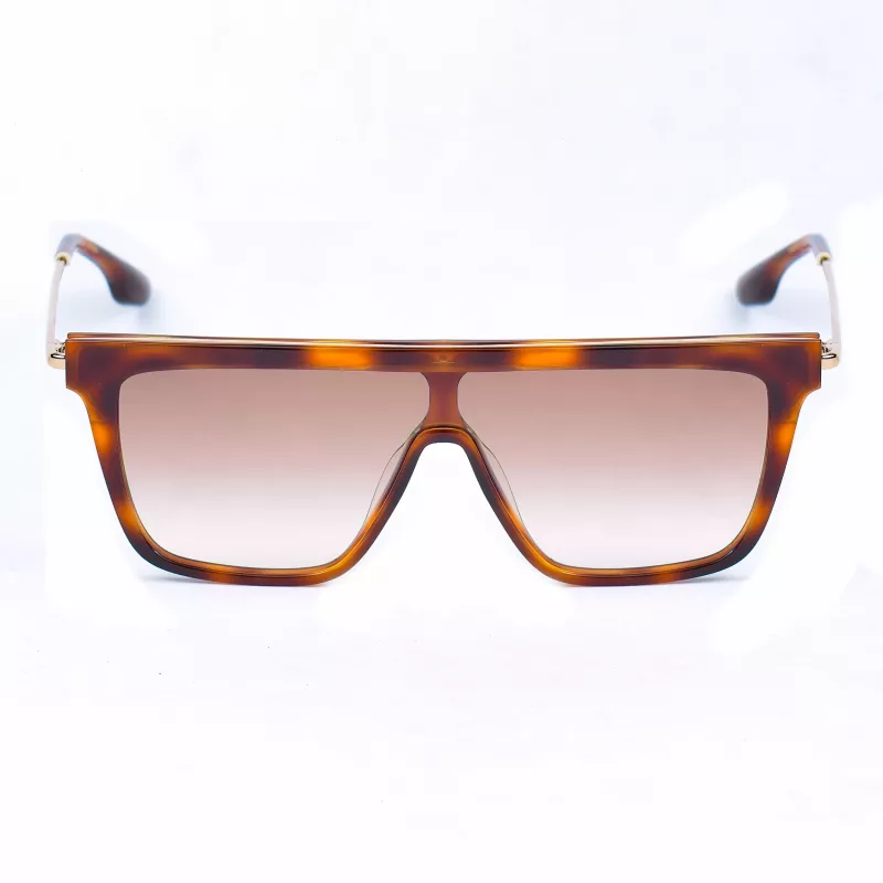 Victoria Beckham VB650S5319216 dames zonnebril Havana acetaat bruin verloop 53mm