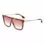 Victoria Beckham VB650S5319216 dames zonnebril Havana acetaat bruin verloop 53mm