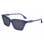Victoria Beckham VB661S5716414 dames zonnebril - havanna acetaat montuur, bruine verloopglazen, 57 mm