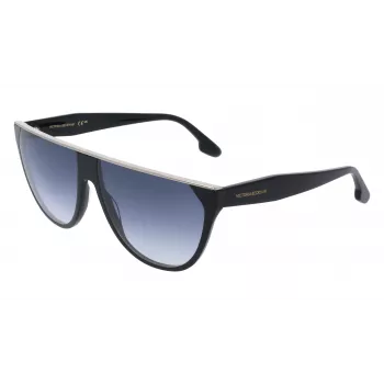 Victoria Beckham VB682S zonnebril dames zwart acetaat grijze glazen 61mm