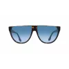 Victoria Beckham VB682S6113234 Dames oversized rechthoekige zonnebril Havana Bruin verloop