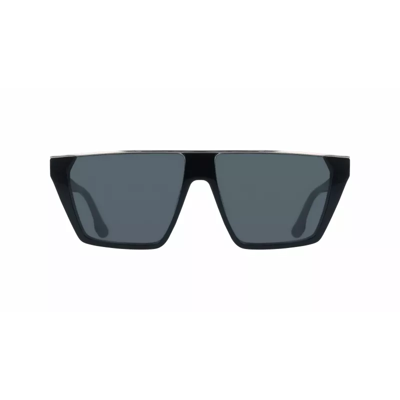 Victoria Beckham VB683S5812001 dameszonnebril - zwart acetaat frame, grijze glazen, 58 mm