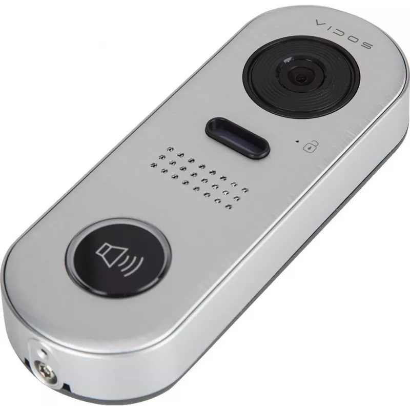 VIDOS DUO S1001 deurstation – Full HD 1080p, 2-draads, IP65, zilver/grijs