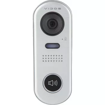 VIDOS DUO S1001 deurstation - Full HD 1080p, 2-draads, IP65, zilver/grijs