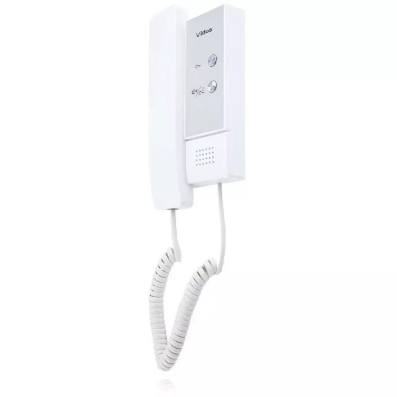 VIDOS DUO U1010 audio intercom hoorn - wit