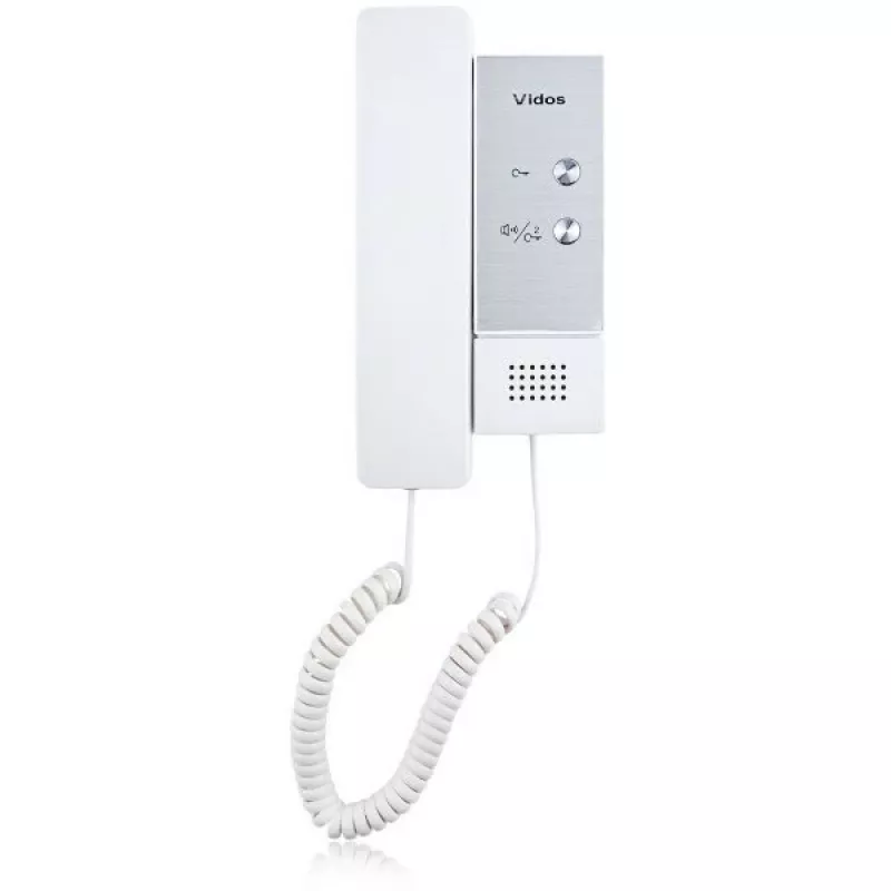 VIDOS DUO U1010 audio intercom hoorn - wit