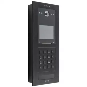 VIDOS S210 2IP video-deurstation, Full HD 1080p, RFID, Wi-Fi, zilver/grijs