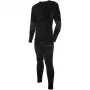 Viking Dante heren thermoactieve onderkleding set zwart-grijs 2XL