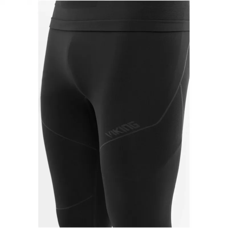 VIKING Gary set heren-thermo-ondergoedset van bamboe, maat M, zwart