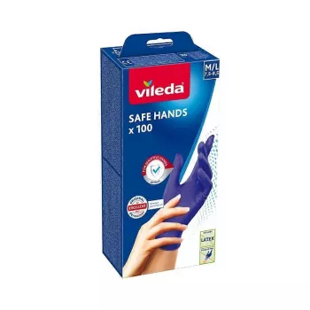 VILEDA Safe Hands – nitrilhandschoenen M/L 100 stuks