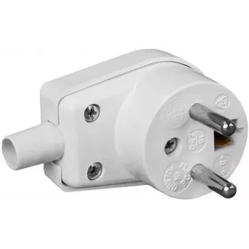 VIPLAST 220-01 haakse netstekker 16A 250V IP20 wit