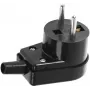 VIPLAST 220-05 haakse stekker 16A 250V IP20 zwart