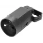 Viplast 315-05 draagbaar stopcontact met aarding en handgreep, 2P+Z, 16 A, 250 V, IP20, zwart