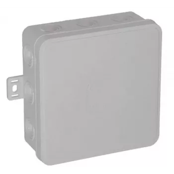 VIPLAST V7 Klik opbouw klemkast, leeg, 12 kabelinvoeren, wit, IP54, 100x100x41 mm